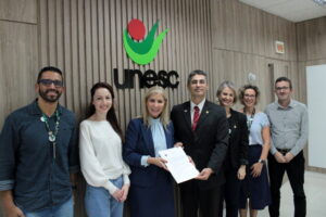 Unesc firma acordo de parceria com a Câmara do Comércio e Indústria Brasil Coréia do Sul